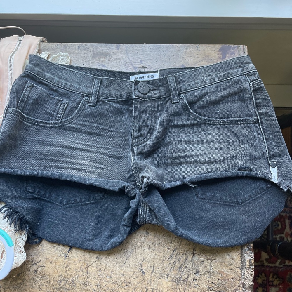 Black One Teaspoon shorts